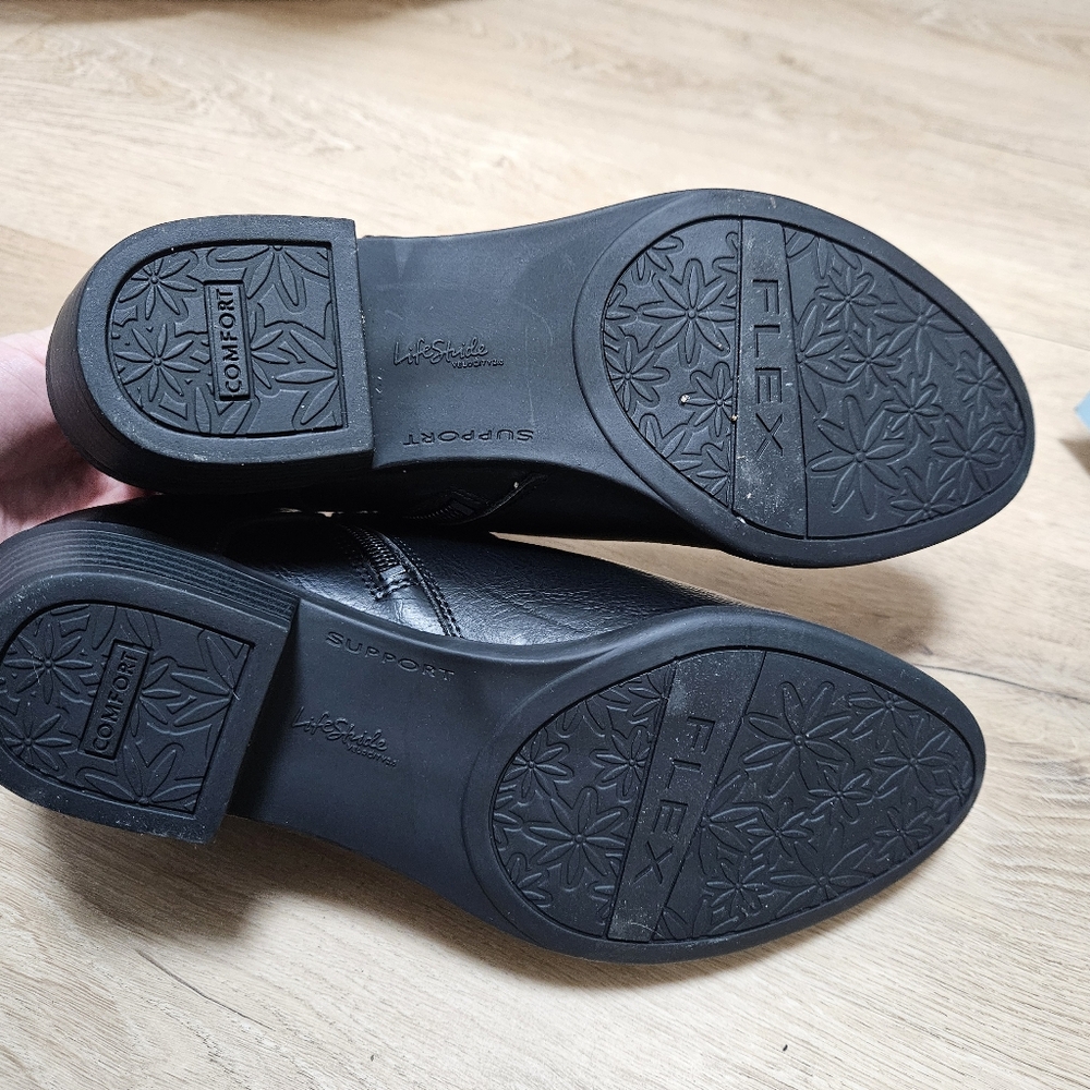 Black Ankle Boots - Picture 6 of 9